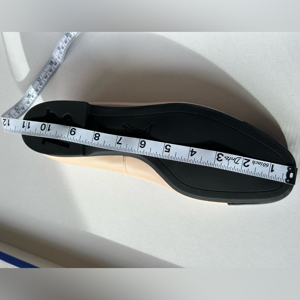 PAUL GREEN Beige & Black Cap-Toe Ballet Flats (Fits 9.5–10) - Picture 14 of 16